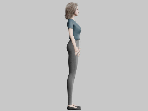Basic cool woman V30614 Modello 3D