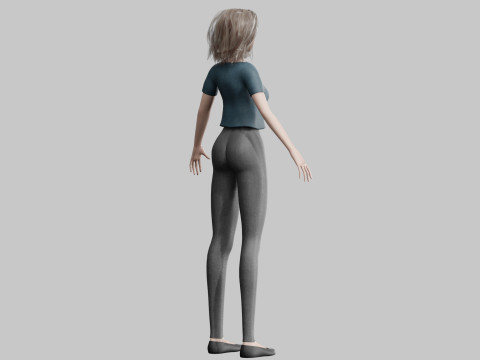 Basic cool woman V30614 Modello 3D