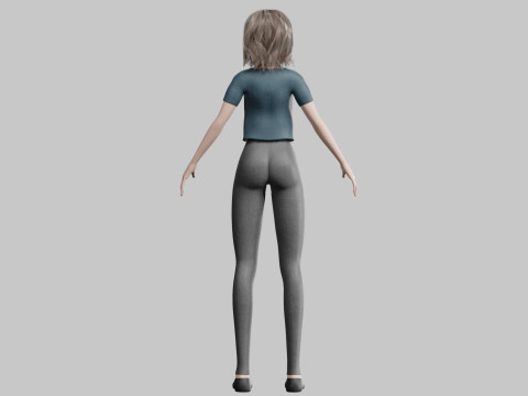 Basic cool woman V30614 Modello 3D