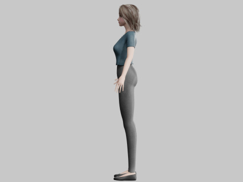Basic cool woman V30614 Modello 3D