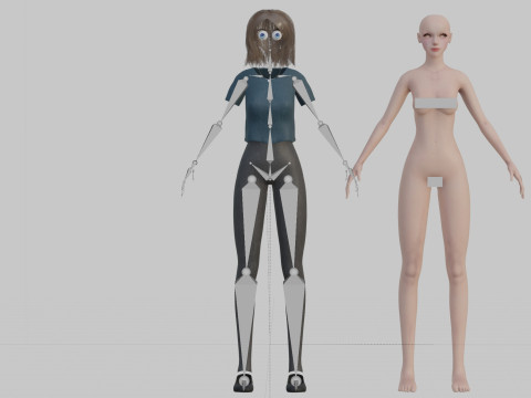 Basic cool woman V30614 Modello 3D