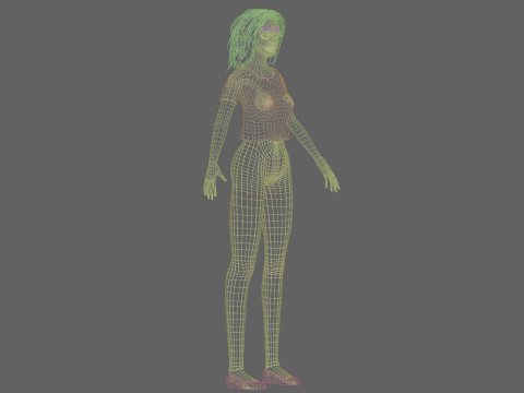 Basic cool woman V30614 Modello 3D