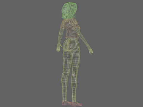 Basic cool woman V30614 Modello 3D