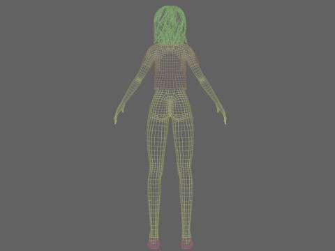 Basic cool woman V30614 Modello 3D