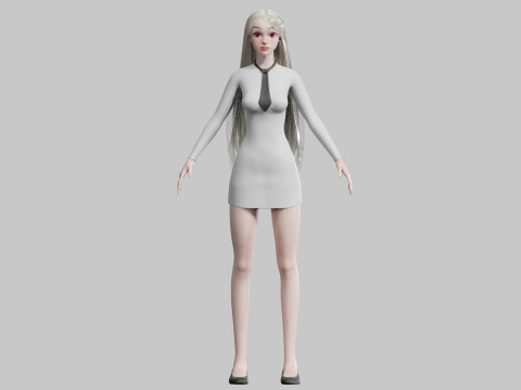 Basic Pretty Woman V30406 Model 3D