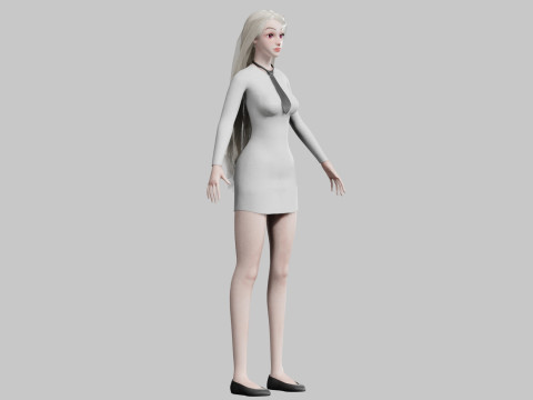 Basic Pretty Woman V30406 Model 3D