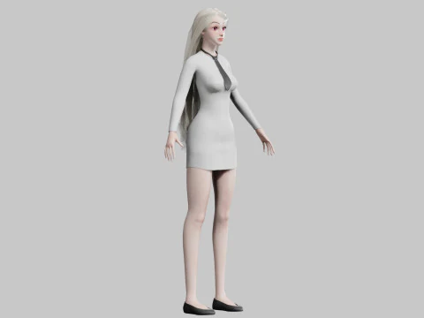 Basic Pretty Woman V30406 3D Model
