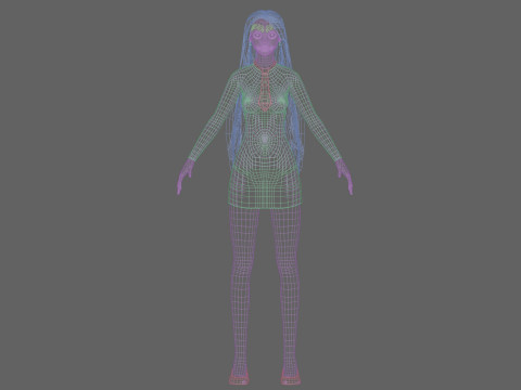 Basic Pretty Woman V30406 Model 3D