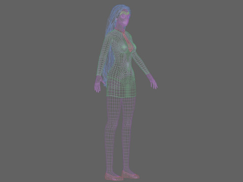Basic Pretty Woman V30406 Model 3D