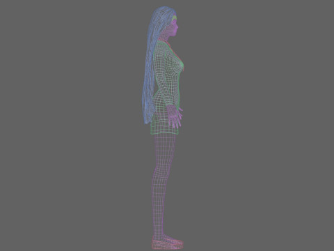 Basic Pretty Woman V30406 Model 3D