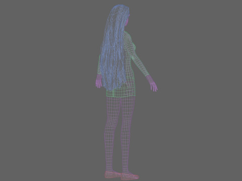 Basic Pretty Woman V30406 Model 3D