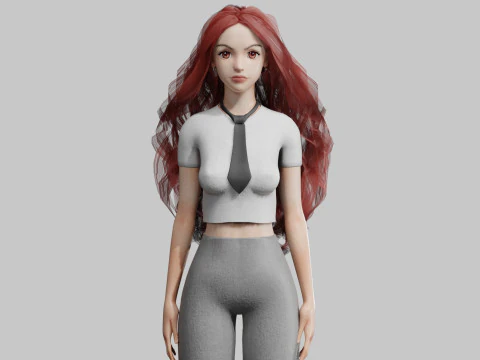 बेसिक स्वीट वुमन V39081 3D मॉडल