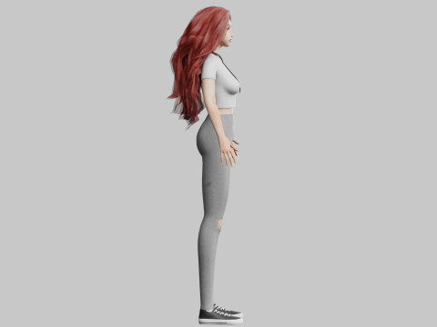 Basic sweet Woman V39081 Modelo 3D
