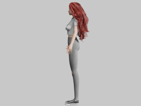 Basic sweet Woman V39081 Modelo 3D