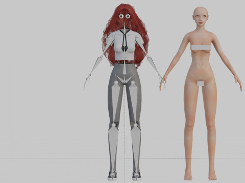 Basic sweet Woman V39081 Modelo 3D