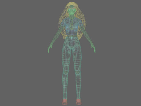 Basic sweet Woman V39081 Modelo 3D
