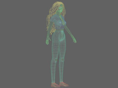 Basic sweet Woman V39081 Modelo 3D