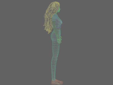 Basic sweet Woman V39081 Modelo 3D