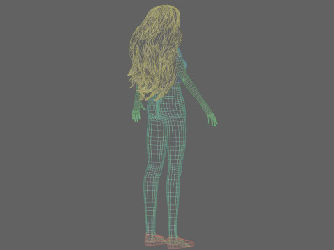 Basic sweet Woman V39081 Modelo 3D