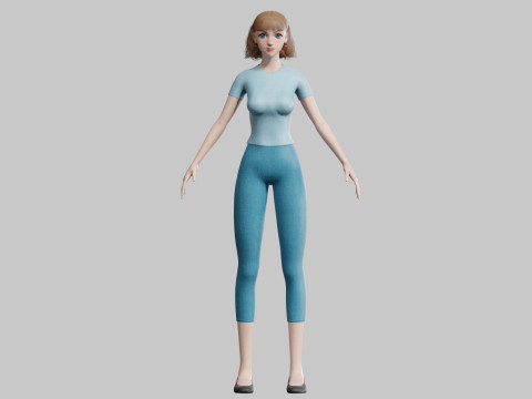 Classic Basic Woman V23106 Modelo 3D