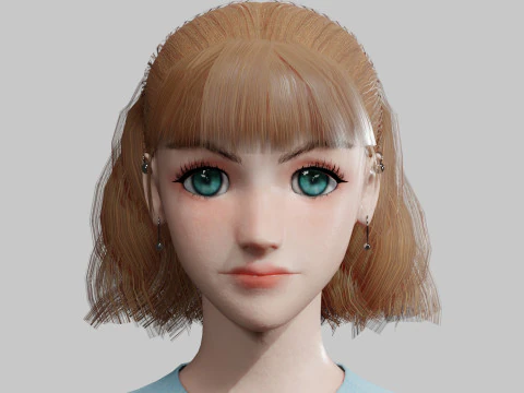 Classic Basic Woman V23106 3D Model