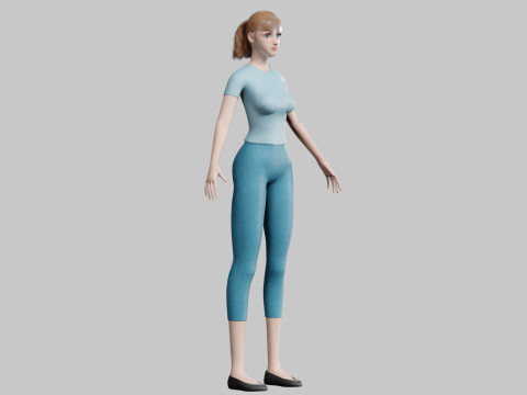 Classic Basic Woman V23106 Modelo 3D