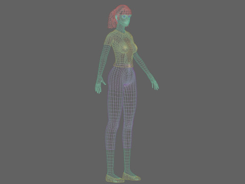 Classic Basic Woman V23106 Modelo 3D