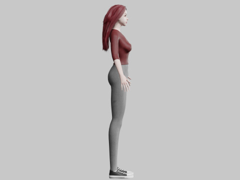 Classic Pretty Woman V34641 Model 3D