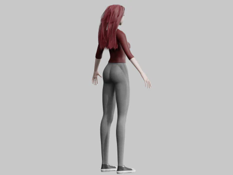 Classic Pretty Woman V34641 3D Model