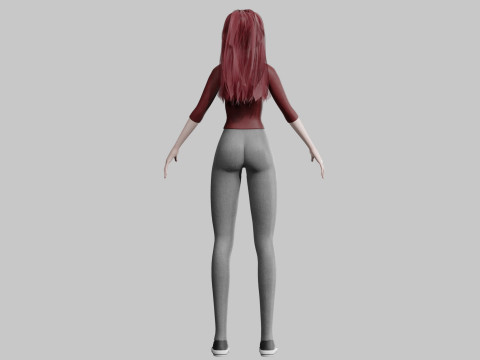 Classic Pretty Woman V34641 Model 3D