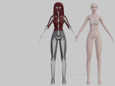 Classic Pretty Woman V34641 3D Model