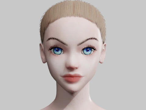 Cool Basic Woman V21121 3D Model
