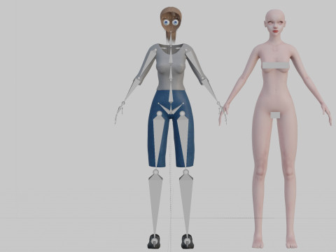 Cool Basic Woman V21121 Modèle 3D