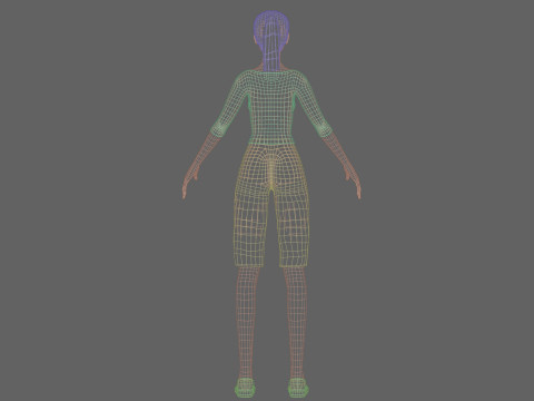 Cool Basic Woman V21121 Modèle 3D