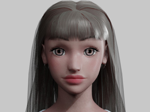 Cool Pretty Woman V28592 Modello 3D