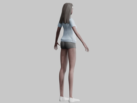 Cool Pretty Woman V28592 Modello 3D