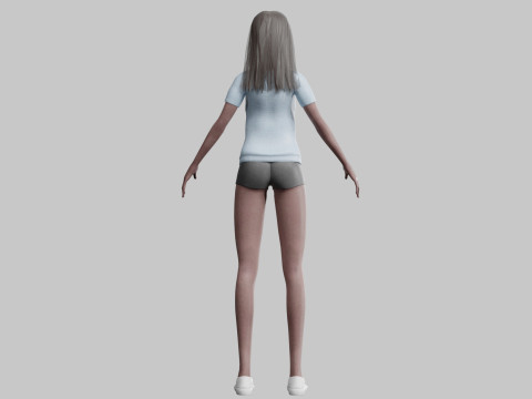 Cool Pretty Woman V28592 Modello 3D