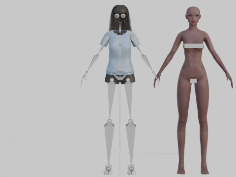 Cool Pretty Woman V28592 Modello 3D