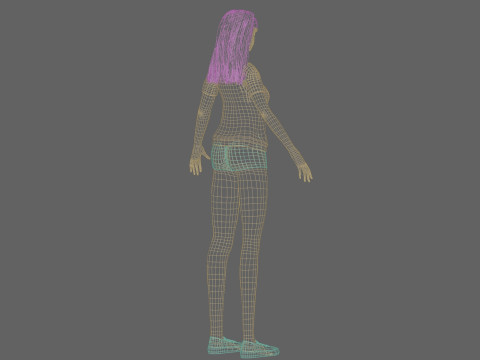 Cool Pretty Woman V28592 Modello 3D