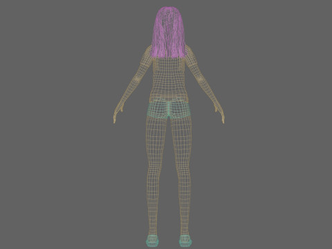 Cool Pretty Woman V28592 Modello 3D