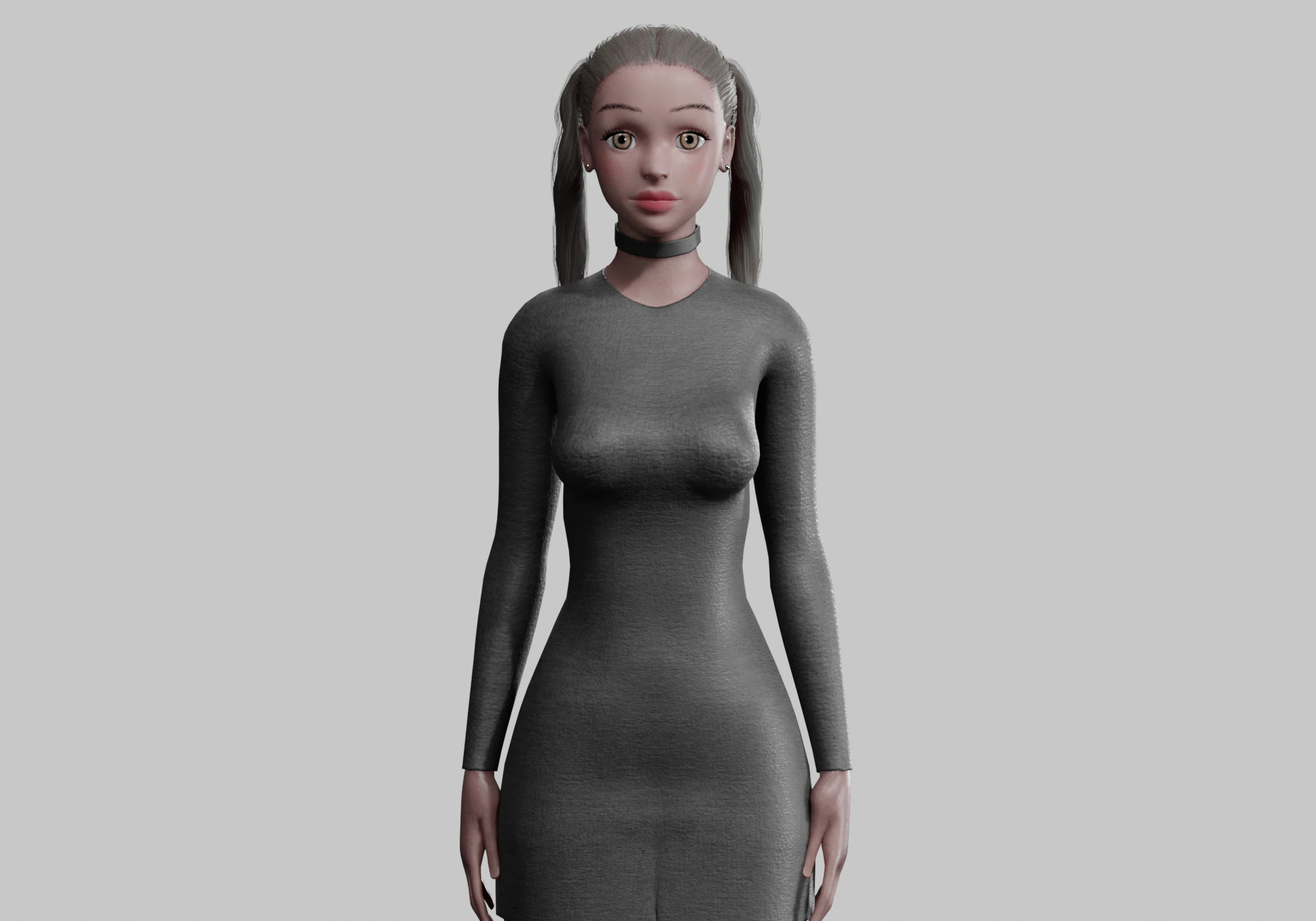 Pretty Beautiful woman V23221 3D Model .c4d .max .obj .3ds .fbx .stl .blend 