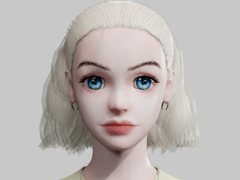 Pretty cool woman V26115 Modèle 3D