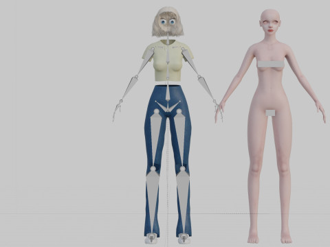 Pretty cool woman V26115 Modèle 3D