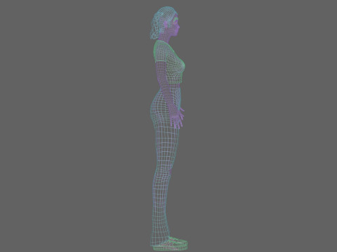 Pretty cool woman V26115 Modèle 3D