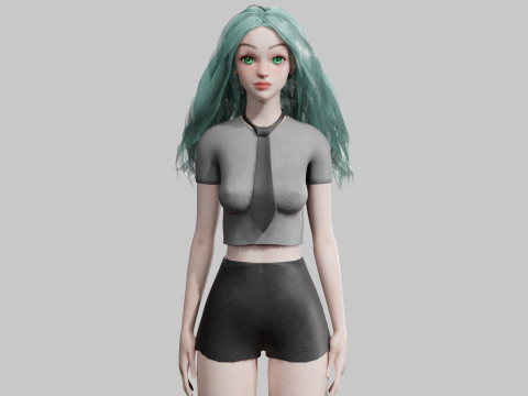 Pretty Standard Woman V37879 3D Model