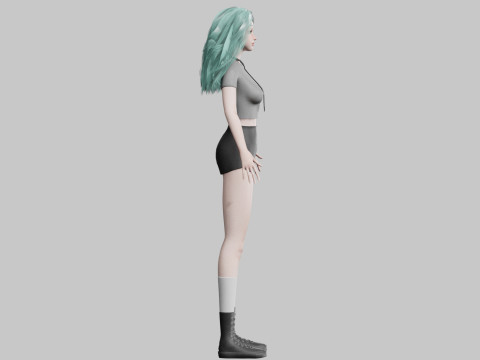 Pretty Standard Woman V37879 3D 모델
