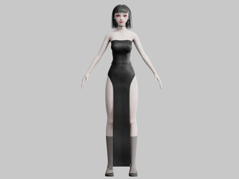 Standard Basic Woman V29420 3D Model