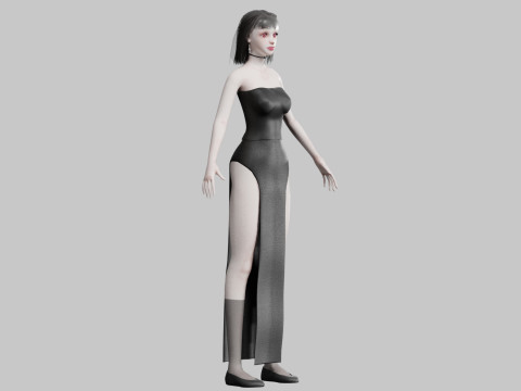 Standard Basic Woman V29420 3D-Modell