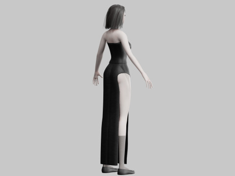 Standard Basic Woman V29420 3D-Modell