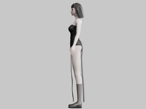 Standard Basic Woman V29420 3D-Modell